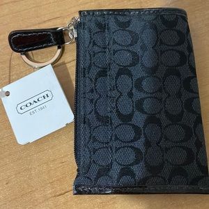 Brand New Coach Signature Mini Skinny Wallet